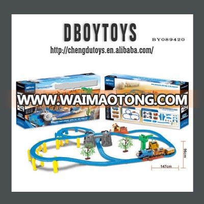 Changed rail plastic electric toy race track for sale