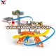 New product battery operated electric race track rail car toy