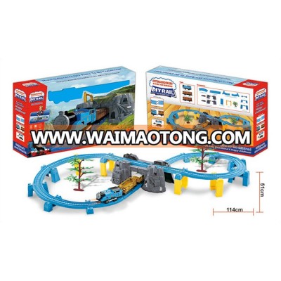 Powerful game electric rail car toy for sale